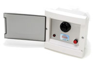 Painel de comando com termostato para sauna seca - dimenses: 6,5x18,5x18,5cm