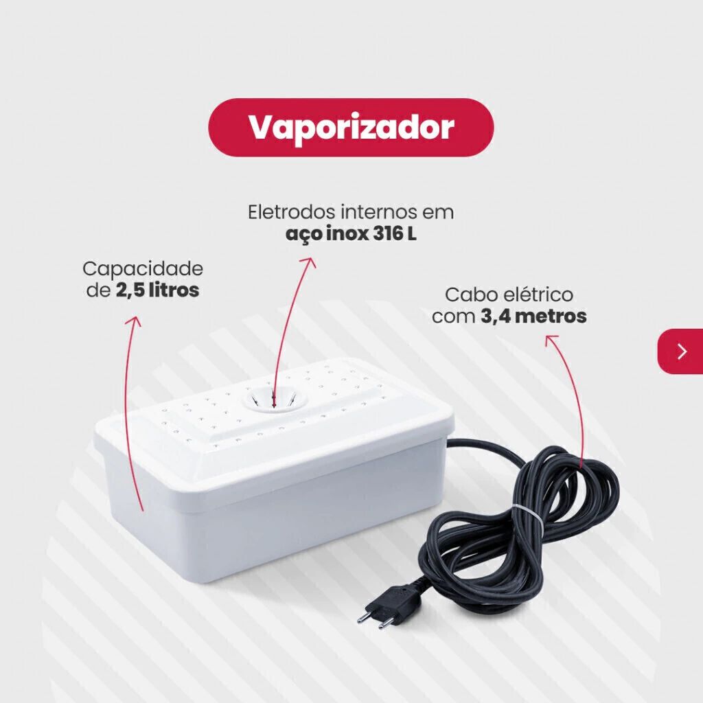 Gerador de vapor port�til classe premium