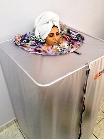 Sauna ayurv�dica instalada