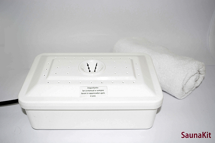 Detalhe do gerador de vapor portátil Detalhe do gerador de vapor portátil