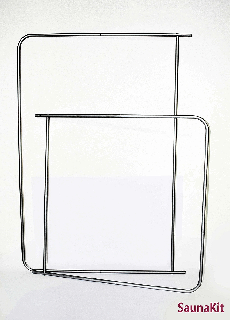 Detalhe das estruturas em alumínio Detalhe das estruturas em alumínio